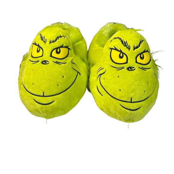 2023 Universal Studios Dr. Seuss The Grinch Slippers - Adult S (7-8) - Picture 2 of 2
